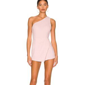 Superdown, Alexa One Shoulder Romper, Pink, Medium